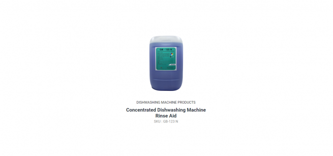 Rinse Aid For Dishwashing Machine (GB-123N)