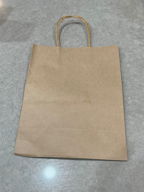 Brown Carrier Bag with handle