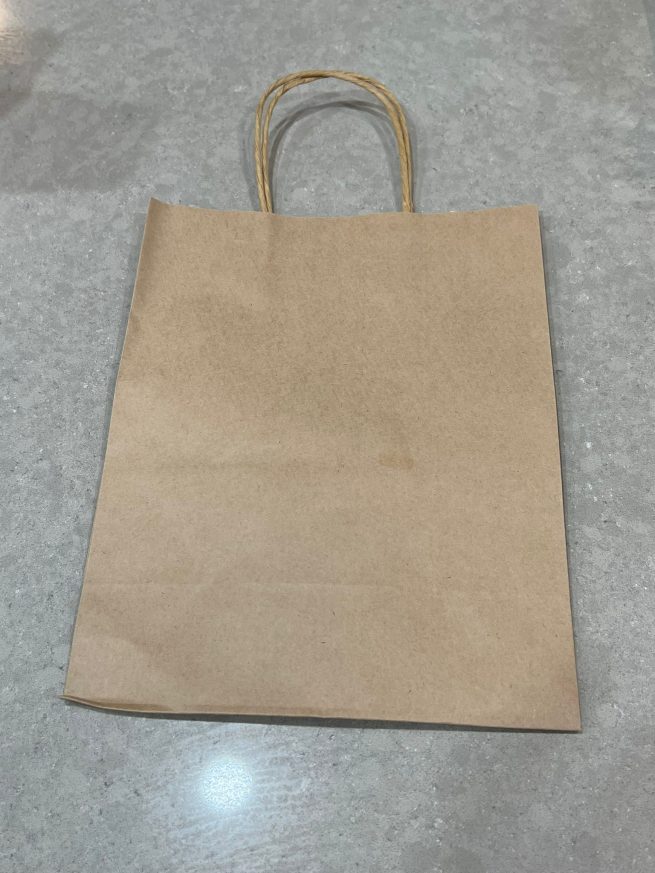 Brown Carrier Bag with handle